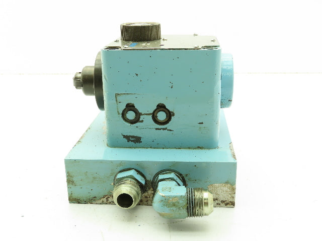 Vickers CPG-06-10A-L-12 Hydraulic Flow Control Panel Valve Single Feed 10 GPM