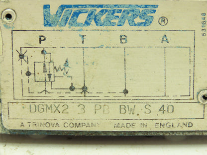 Vickers DGMX2-3-PB-BW-S-40 SystemStak Reversible Hydraulic Reducing Valve