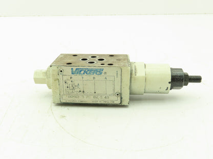 Vickers DGMX2-3-PB-BW-S-40 SystemStak Reversible Hydraulic Reducing Valve