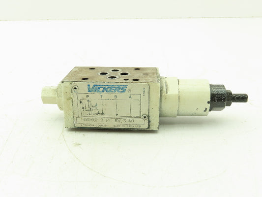 Vickers DGMX2-3-PB-BW-S-40 SystemStak Reversible Hydraulic Reducing Valve