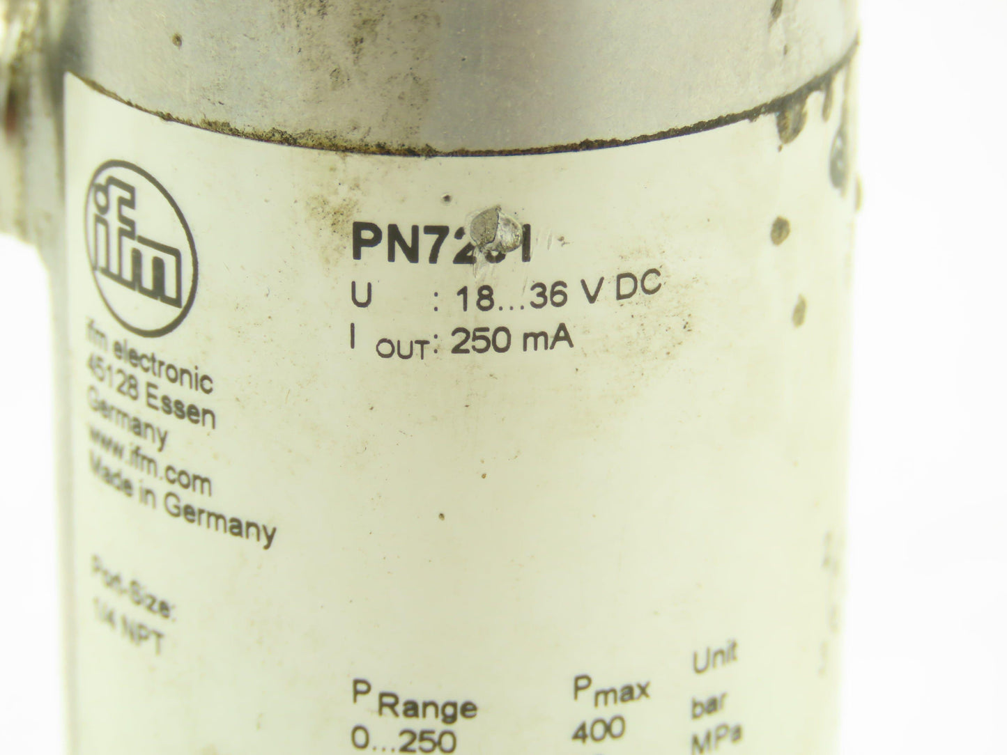 IFM PN7201 Pressure Sensor Digital LED  1/4" NPT