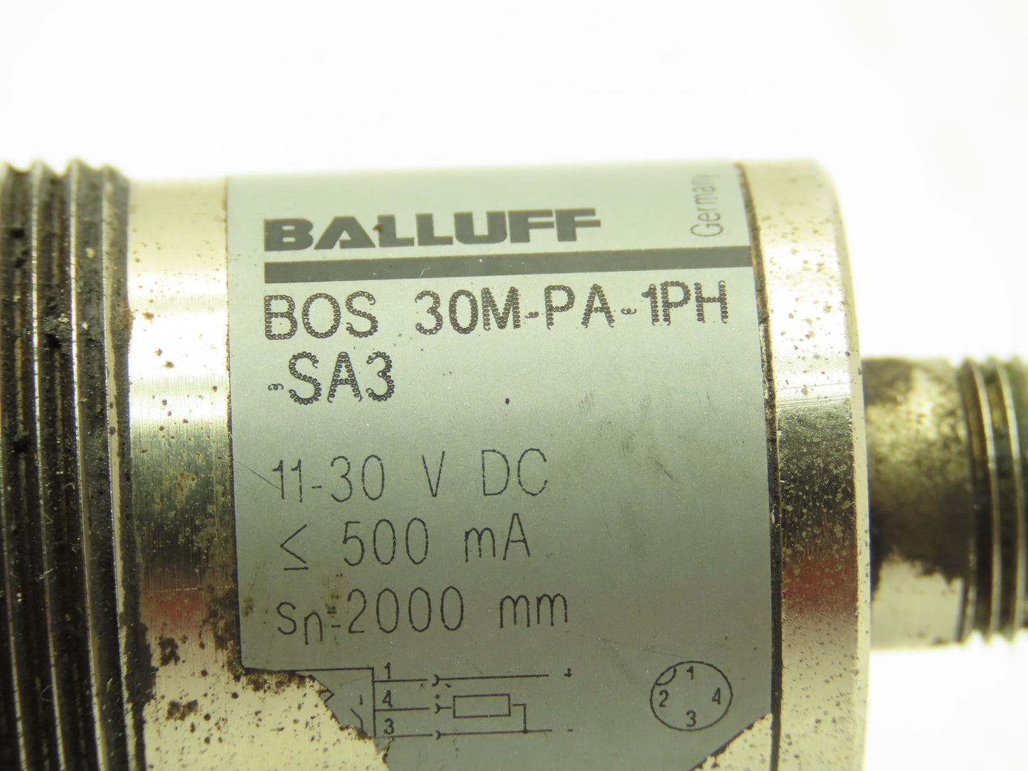 Balluff BOS 30M-PA-1PH-SA3 Photoelectric Diffuse Sensor