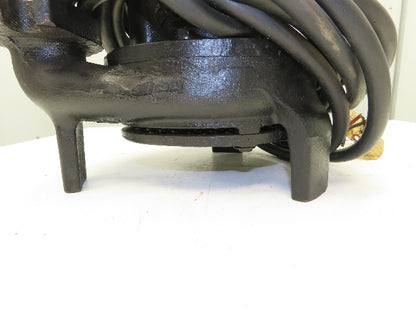 Weil Submersible Waste Water Pump 1-1/2" Flange 1/2HP 1750 RPM 460V 3PH