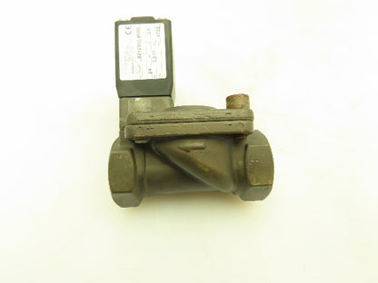 IMI Busch 8212300.8000 Brass Solenoid Valve 24VDC 12W 145 PSI G3/4