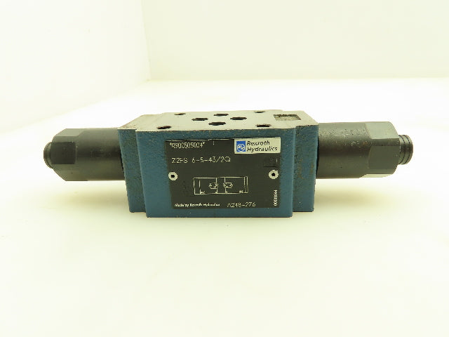 Rexroth Z2FS 6-5-43/2Q Hydraulic Double Throttle Flow Control Check Valve
