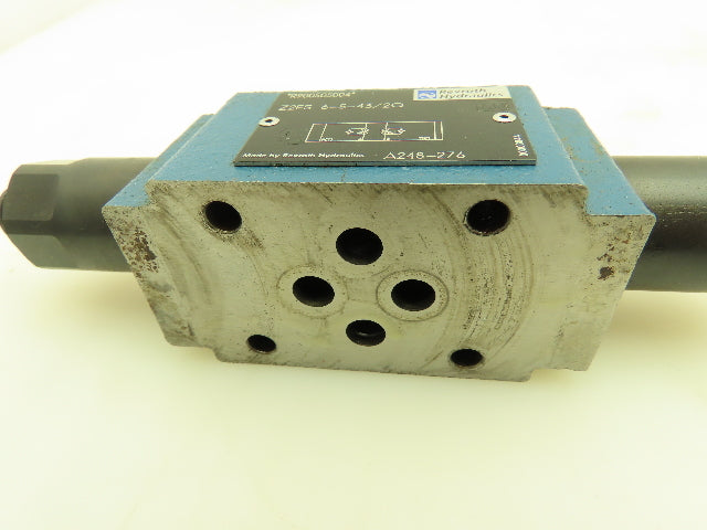 Rexroth Z2FS 6-5-43/2Q Hydraulic Double Throttle Flow Control Check Valve