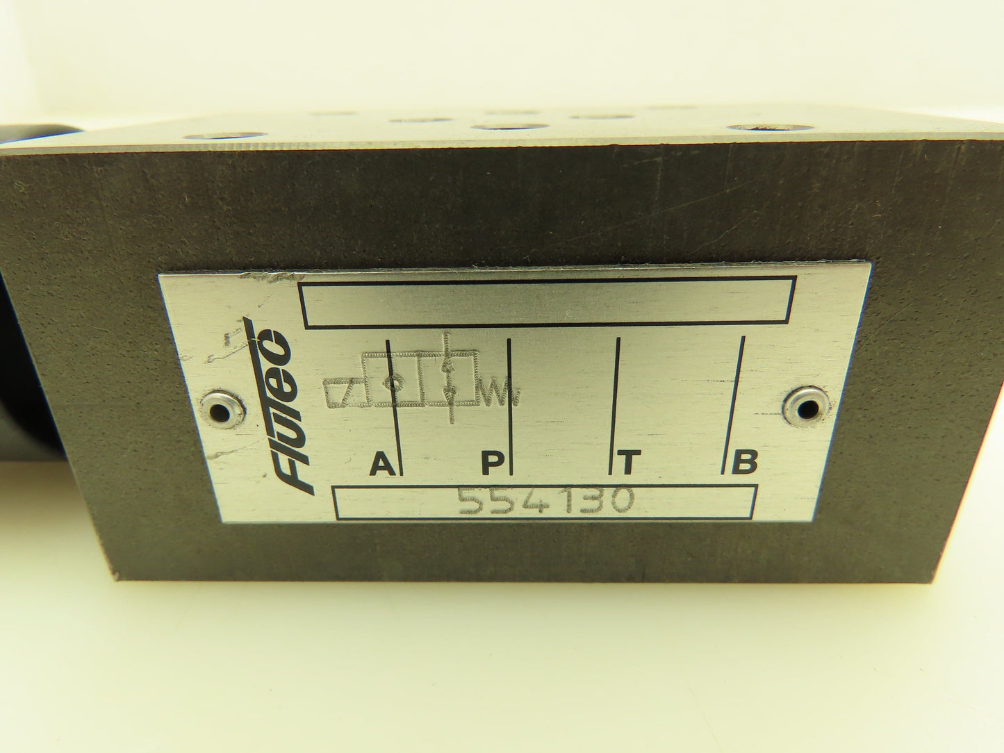 Flutec 554130 Hydraulic Solenoid Sandwich Valve 24VDC