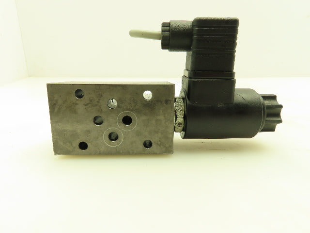 Flutec 554130 Hydraulic Solenoid Sandwich Valve 24VDC