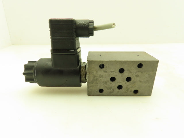 Flutec 554130 Hydraulic Solenoid Sandwich Valve 24VDC