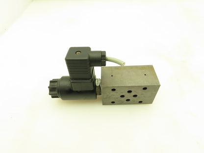 Flutec 554130 Hydraulic Solenoid Sandwich Valve 24VDC