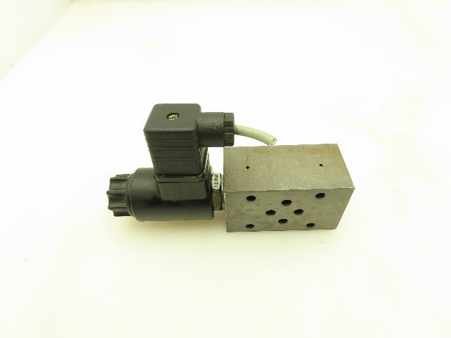 Flutec 554130 Hydraulic Solenoid Sandwich Valve 24VDC