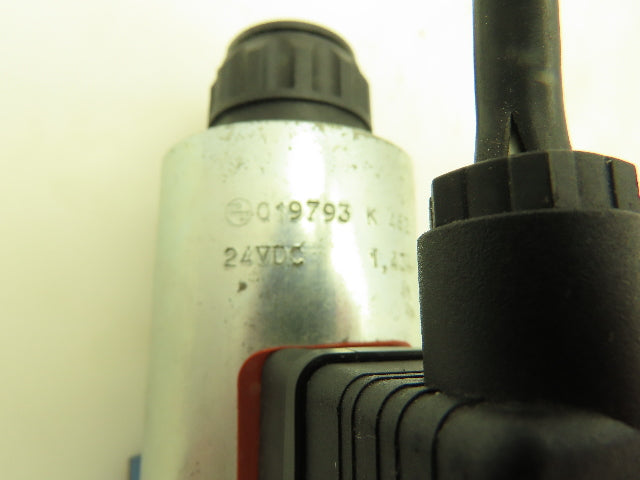 Rexroth 5-4WE 10 C33/CG24N9K4 Hydraulic Directional Solenoid Spool Valve 24VDC