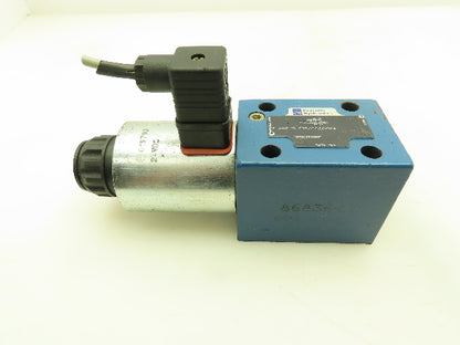 Rexroth 5-4WE 10 C33/CG24N9K4 Hydraulic Directional Solenoid Spool Valve 24VDC