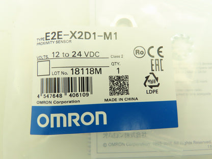 Omron E2E-X2D1-M1 Inductive Proximity Sensor Lot of 4