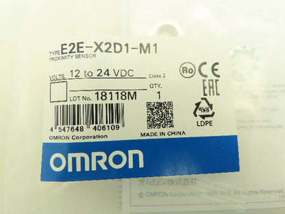 Omron E2E-X2D1-M1 Inductive Proximity Sensor Lot of 4
