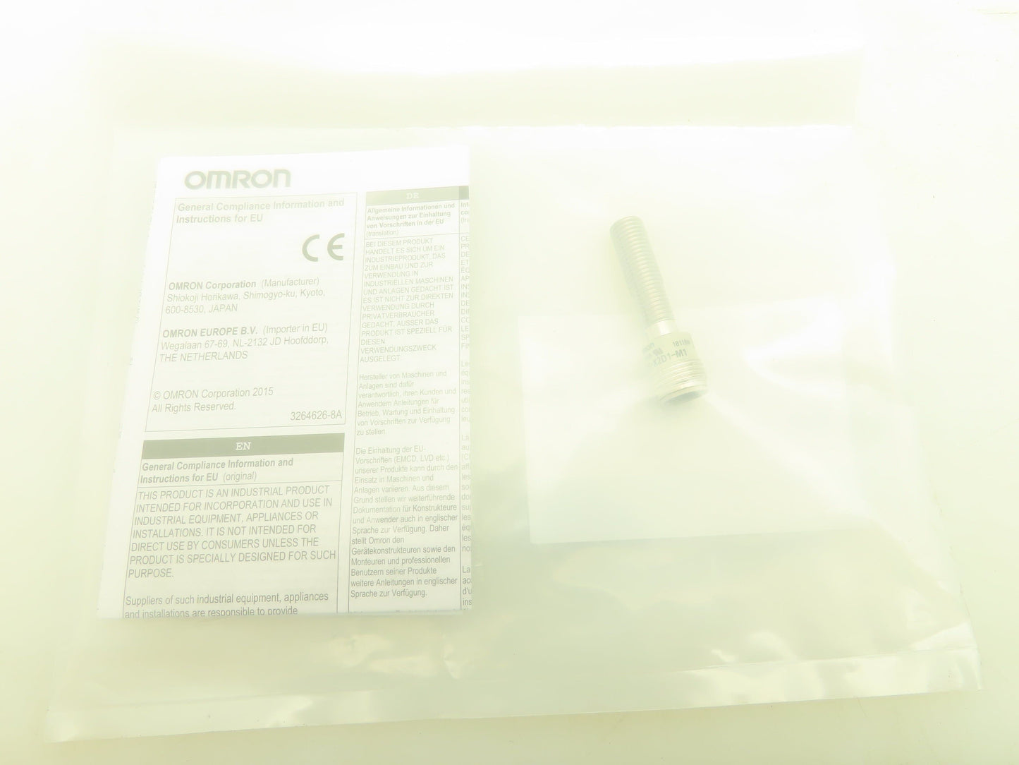 Omron E2E-X2D1-M1 Inductive Proximity Sensor Lot of 4