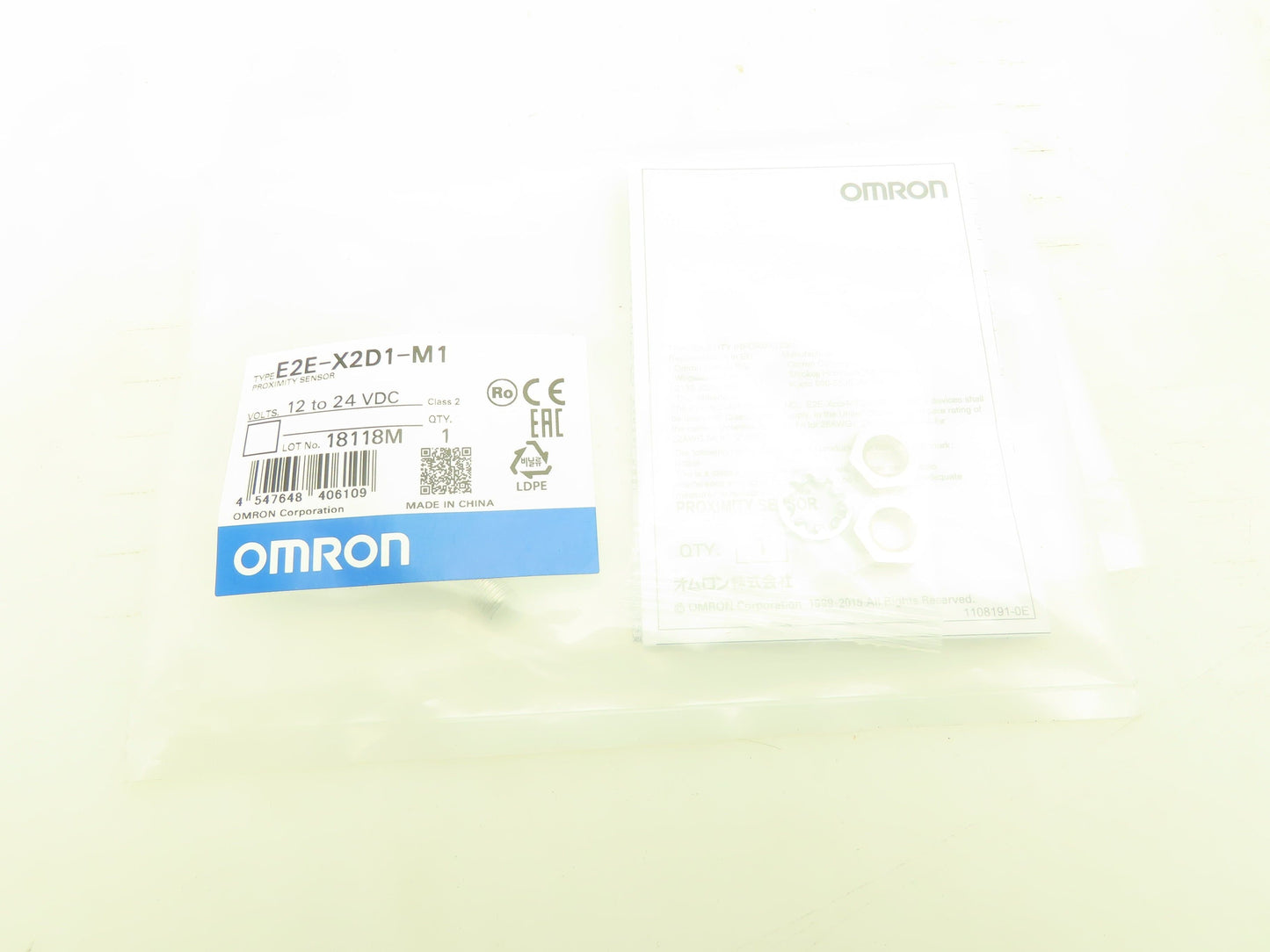 Omron E2E-X2D1-M1 Inductive Proximity Sensor Lot of 4
