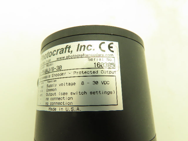Photocraft RL-P64AJ/8-30 Incremental Shaft Encoder 8-30VDC