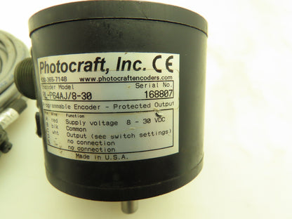 Photocraft RL-P64AJ/8-30 Incremental Shaft Encoder 8-30VDC