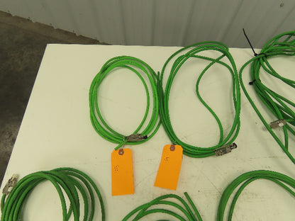 Siemens Profinet Cable 11'+ Cat 5 W/RJ45 Connector Industrial Trailing Lot of 9