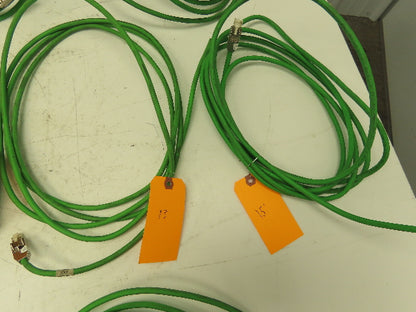 Siemens Profinet Cable 11'+ Cat 5 W/RJ45 Connector Industrial Trailing Lot of 9