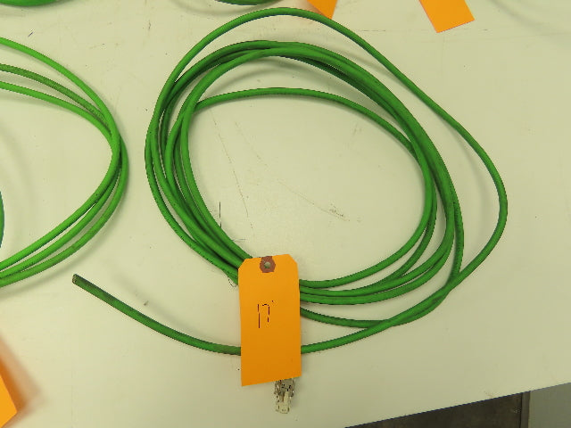 Siemens Profinet Cable 11'+ Cat 5 W/RJ45 Connector Industrial Trailing Lot of 9
