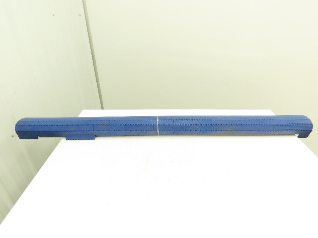 Intralox Blue Plastic Flat Top Smooth Conveyor Chain Belt 60" Wide x 30" L