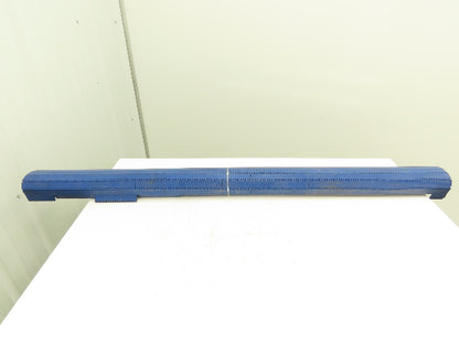 Intralox Blue Plastic Flat Top Smooth Conveyor Chain Belt 60" Wide x 30" L