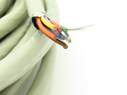 Type CL2 AWM 2464 Foil Shielded Control Cable 9C 18 AWG Wire FT4 300V 75'