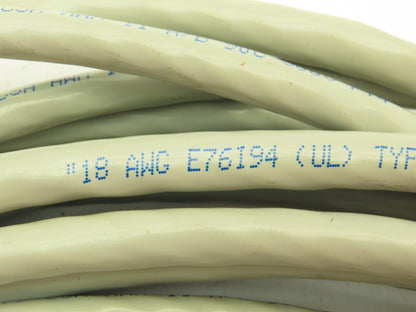 Type CL2 AWM 2464 Foil Shielded Control Cable 9C 18 AWG Wire FT4 300V 75'