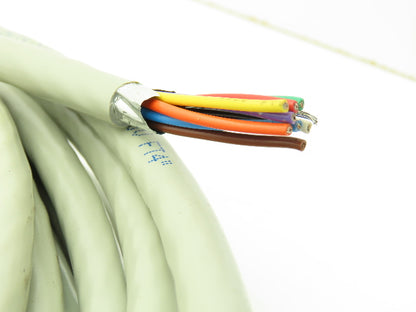 Type CL2 AWM 2464 Foil Shielded Control Cable 9C 18 AWG Wire FT4 300V 75'