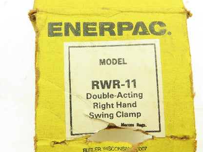 Enerpac RWR-11  Double Acting Right Hand Swing Clamp Cylinder Threaded Body
