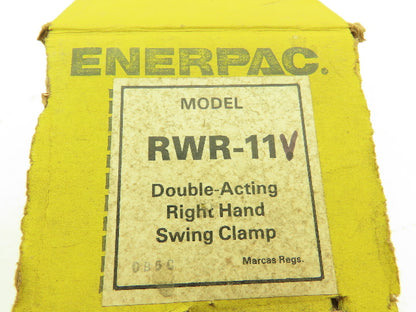 Enerpac RWR-11  Double Acting Right Hand Swing Clamp Cylinder Threaded Body