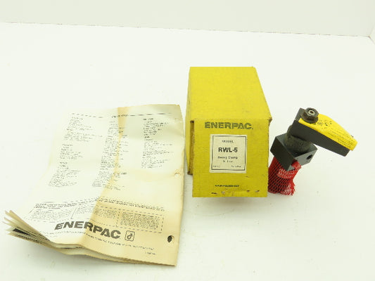 Enerpac RWL-5 Single Acting Left Hand Swing Clamp Cylinder Threaded Body 1/2 Ton