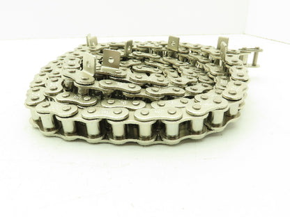 Tsubaki RS60-NP-12L22LK1 Roller Chain #60 Riveted 3/4" Pitch K1 Attachment 8' 6"