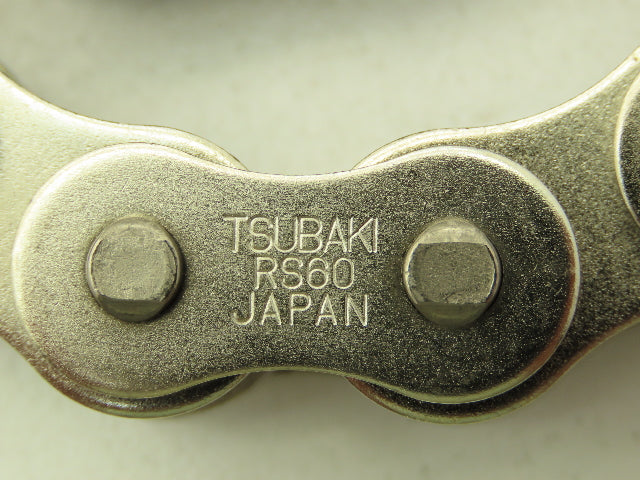 Tsubaki RS60-NP-12L22LK1 Roller Chain #60 Riveted 3/4" Pitch K1 Attachment 8' 6"