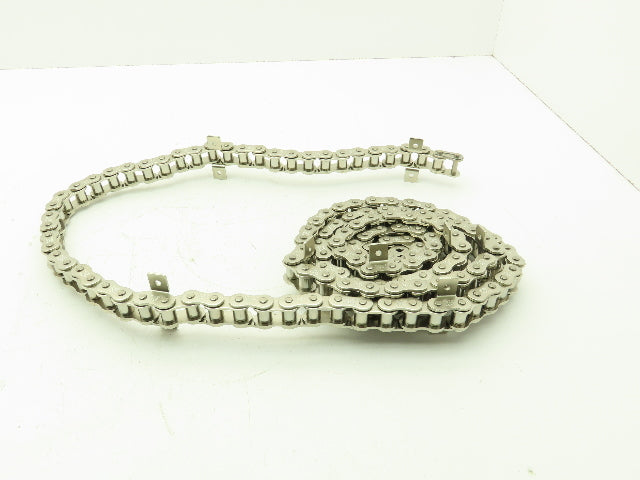 Tsubaki RS60-NP-12L22LK1 Roller Chain #60 Riveted 3/4" Pitch K1 Attachment 8' 6"