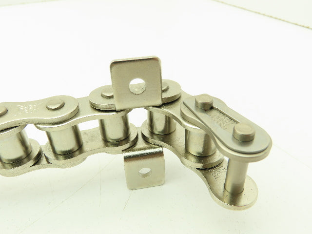 Tsubaki RS60-NP-12L22LK1 Roller Chain #60 Riveted 3/4" Pitch K1 Attachment 8' 6"