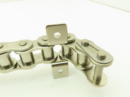 Tsubaki RS60-NP-12L22LK1 Roller Chain #60 Riveted 3/4" Pitch K1 Attachment 8' 6"
