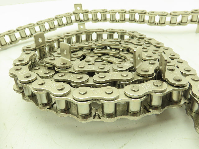 Tsubaki RS60-NP-12L22LK1 Roller Chain #60 Riveted 3/4" Pitch K1 Attachment 8' 6"