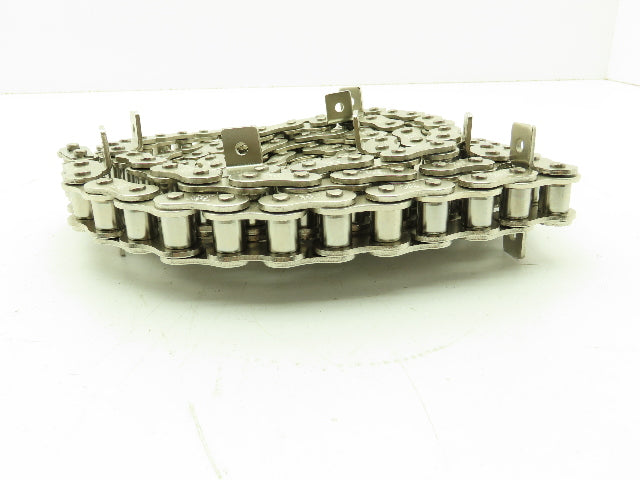 Tsubaki RS60-NP-12L22LK1 Roller Chain #60 Riveted 3/4" Pitch K1 Attachment 8' 6"