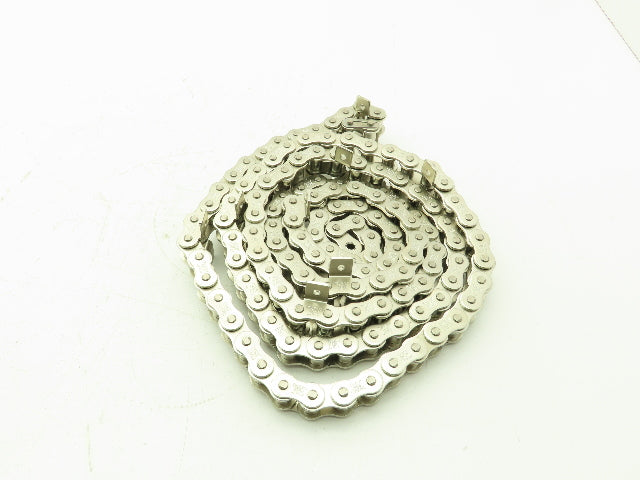 Tsubaki RS60-NP-12L22LK1 Roller Chain #60 Riveted 3/4" Pitch K1 Attachment 8' 6"