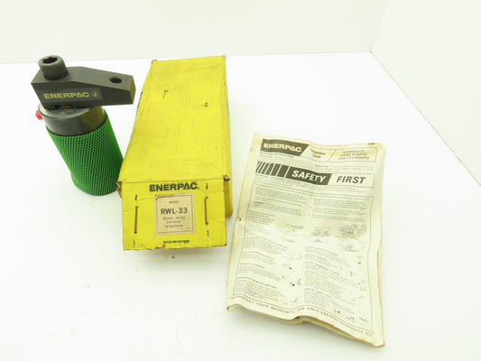Enerpac RWL-33 Double Acting Left Hand Swing Clamp Cylinder Threaded Body