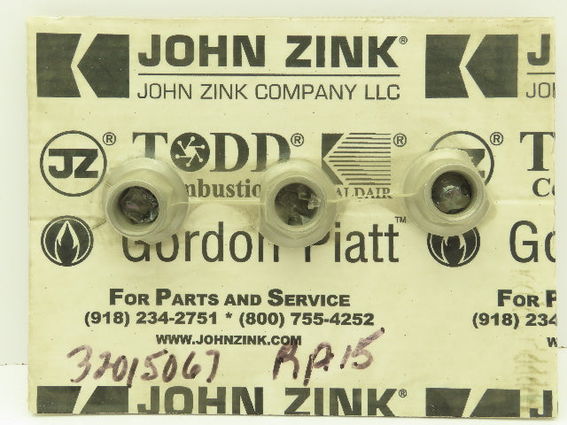 John Zink PH082396 32015067 Gas Flame Burner Replacement Part Lot of 3