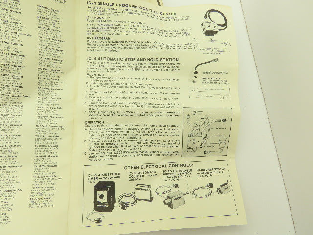 Enerpac IC-80 Limit Switch 3-Prong Connector