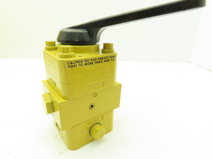Enerpac VC-15L Hydraulic 3-Way Manual Directional Control Valve 4 GPM 3/8" NPT