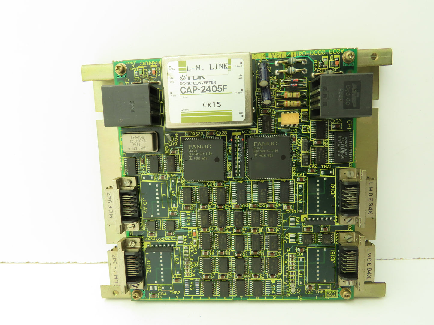 Fanuc A20B-2000-0411/03A Control Board I/O Module Link Connector