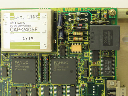 Fanuc A20B-2000-0411/03A Control Board I/O Module Link Connector
