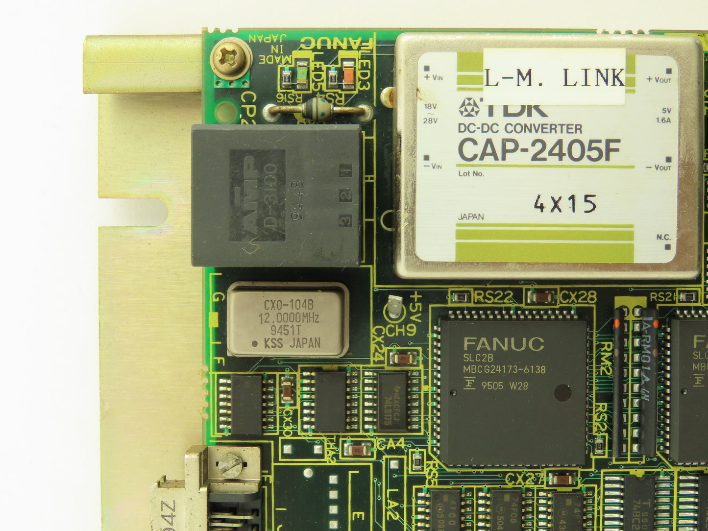 Fanuc A20B-2000-0411/03A Control Board I/O Module Link Connector