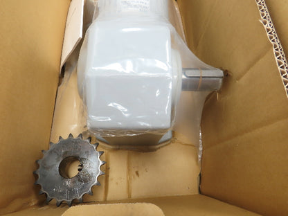 Nissei GTR H2LM-32L-80-T040 Gearmotor 3Ph 1/2 Hp 0.4 kw 220V 80:1 Ratio 21.3 RPM
